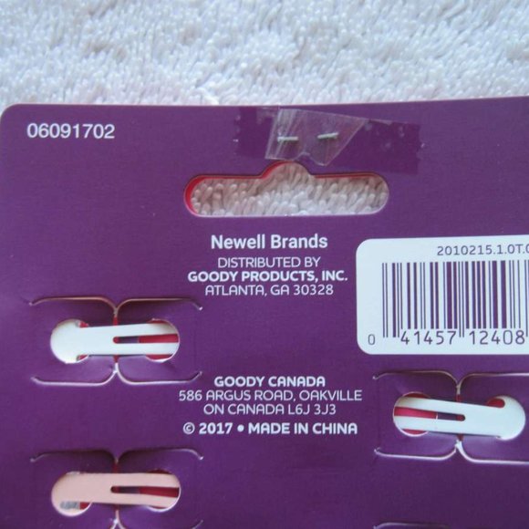 22 Goody Girl Bright Painted Colors Variety Metal Contour Snap Hair Clips 1 7/8" - Picture 7 of 7